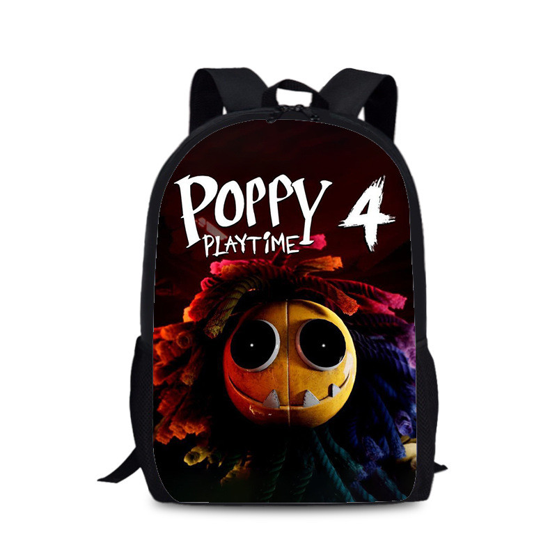 Critters de pesadelo noturno Bobby's Fun Time 44cm Bolsa escolar Dinossauro verde Mochila grande leão