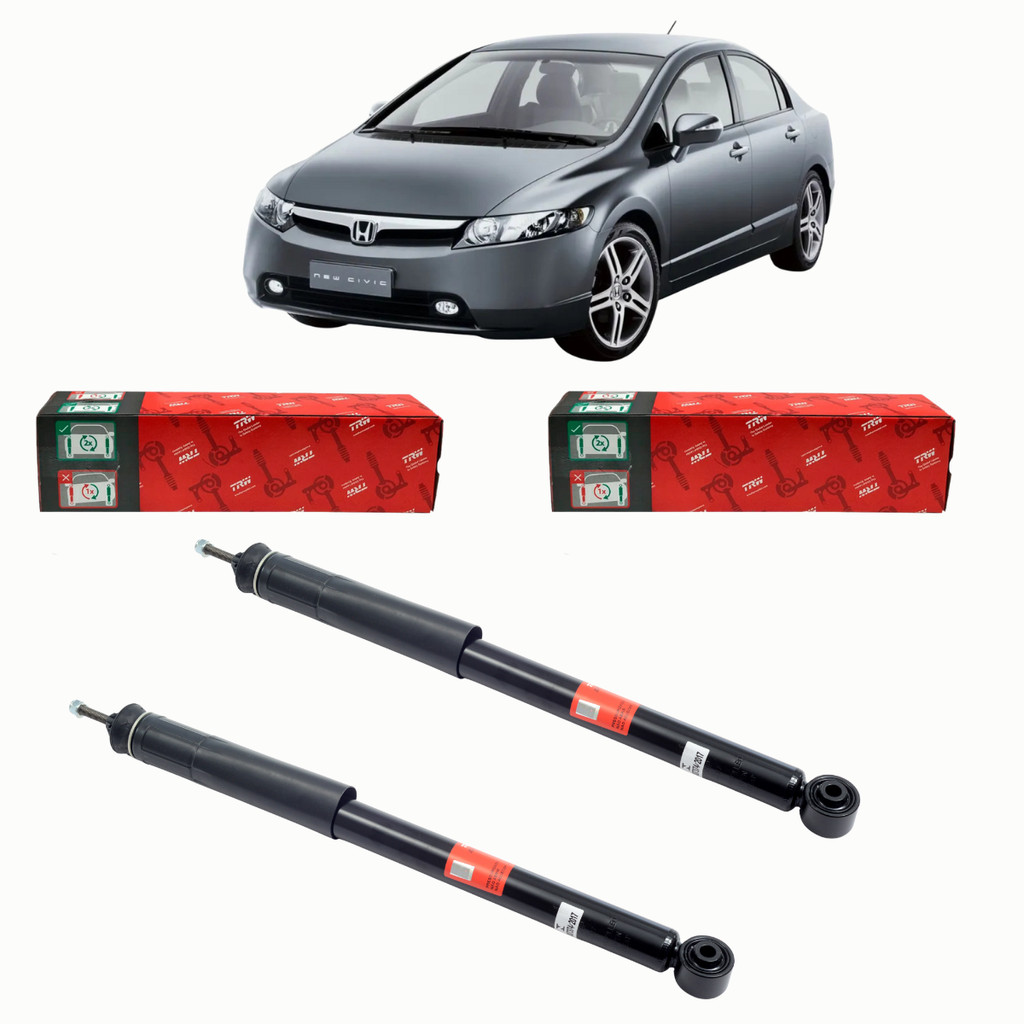 Par Amortecedor Traseiro Trw Honda Civic New 2006 A 2010