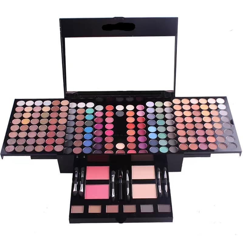 Paleta de Sombras Colorida em Forma de Piano com Pincel, Conjunto de Cosméticos de Beleza…
