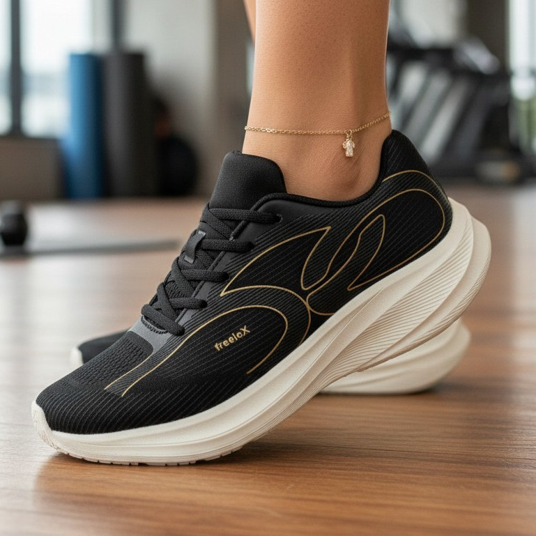 Tênis Esportivo Academia Freelex Unissex Treino Corrida academia Confortável Moda 2026