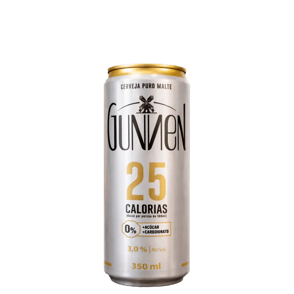 Cerveja Gunnen Puro Malte Zero Açúcar Lata 350ml