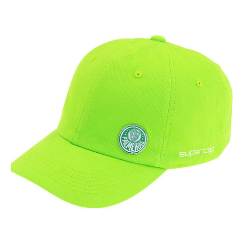 Boné Palmeiras Patch Bordado Licenciado Verde Fluor