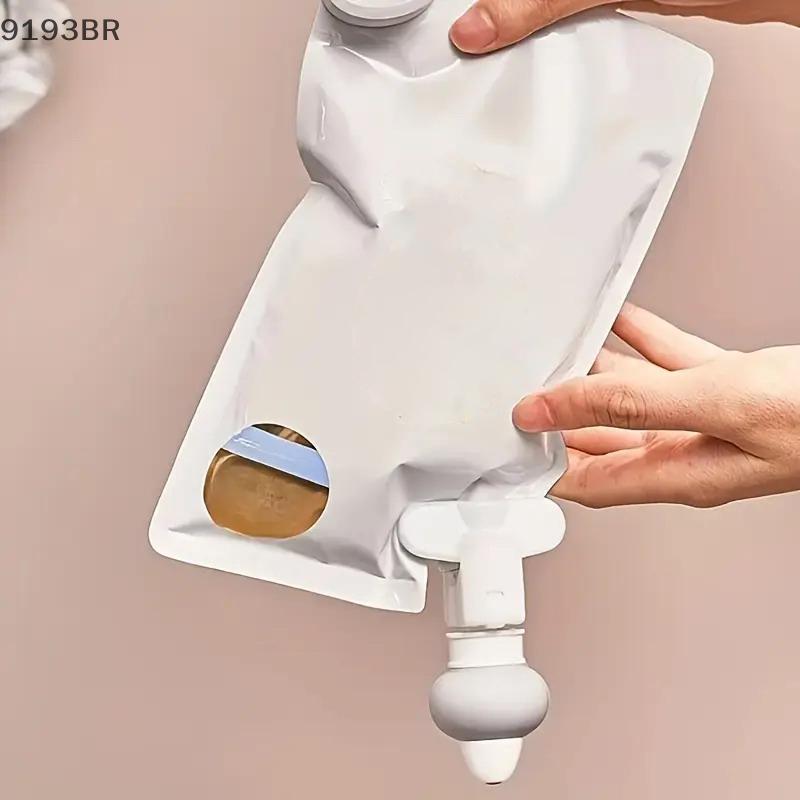 Dispensador De Aperto De Silicone Pendurado Gel De Banho E Shampoo Espremedores De Recarga Com Ganchos Gancho Clipe Arma