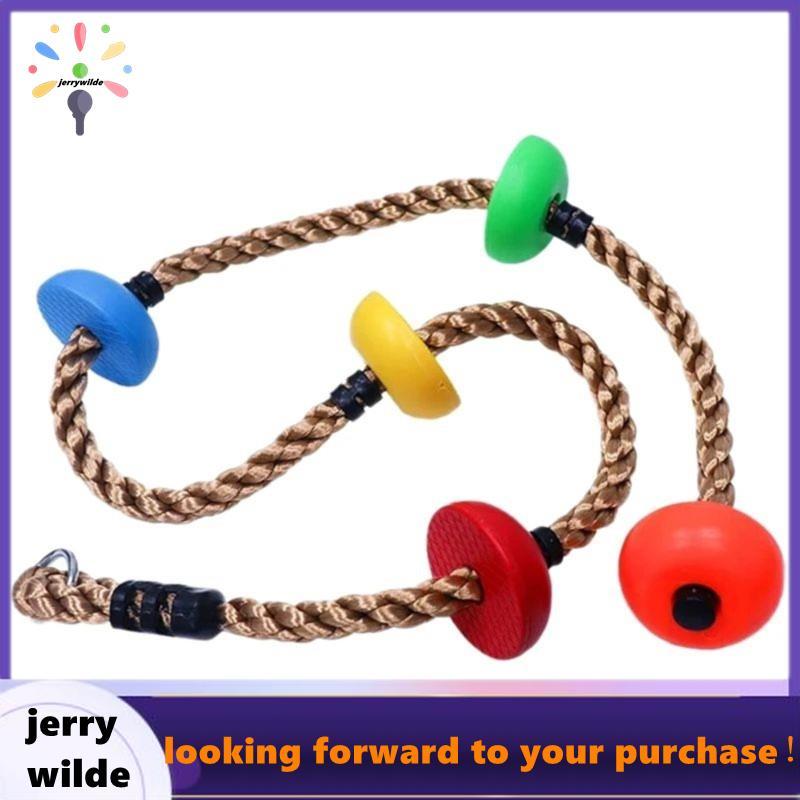 Para Crianças Ao Ar Livre Playground Quintal Corda De Escalada Colorido Disco Balanço Equipamentos Jogos Fitness & Fotog