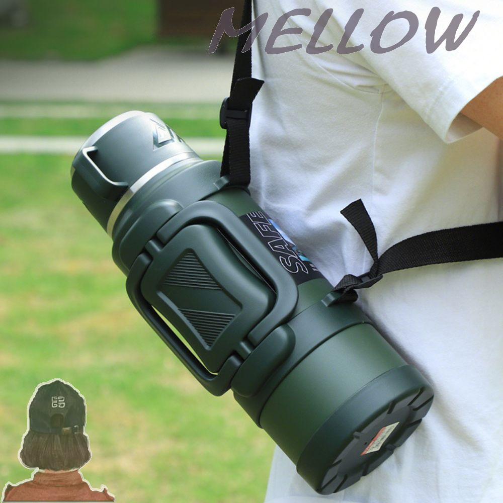 Garrafa De Água Térmica De Viagem MELLOW , Com Filtro De Chá , Frasco De Vácuo De Acampamento De Grande Capacidade , Alç