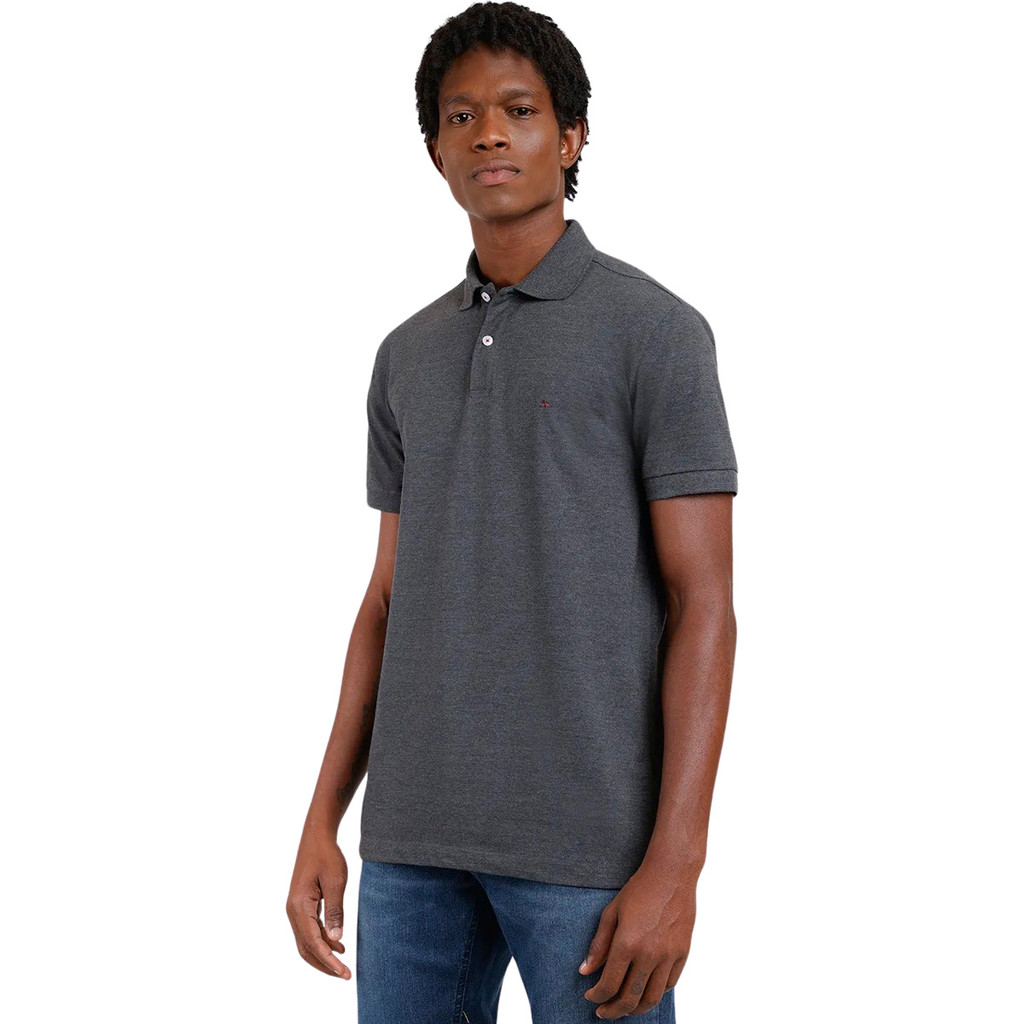 Camiseta Polo Aramis Piquet Grafite Mescla