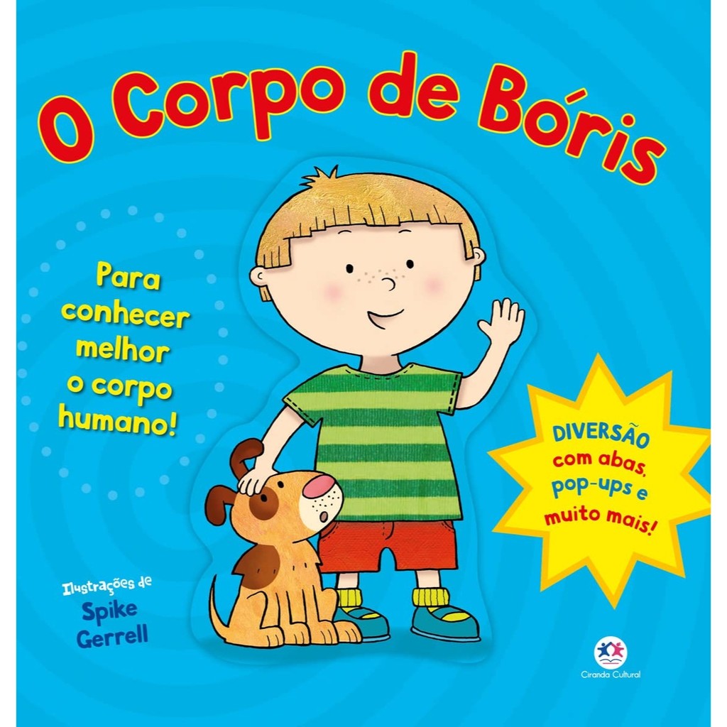 Livro O Corpo De Boris | Infantil pop-up Com Abas