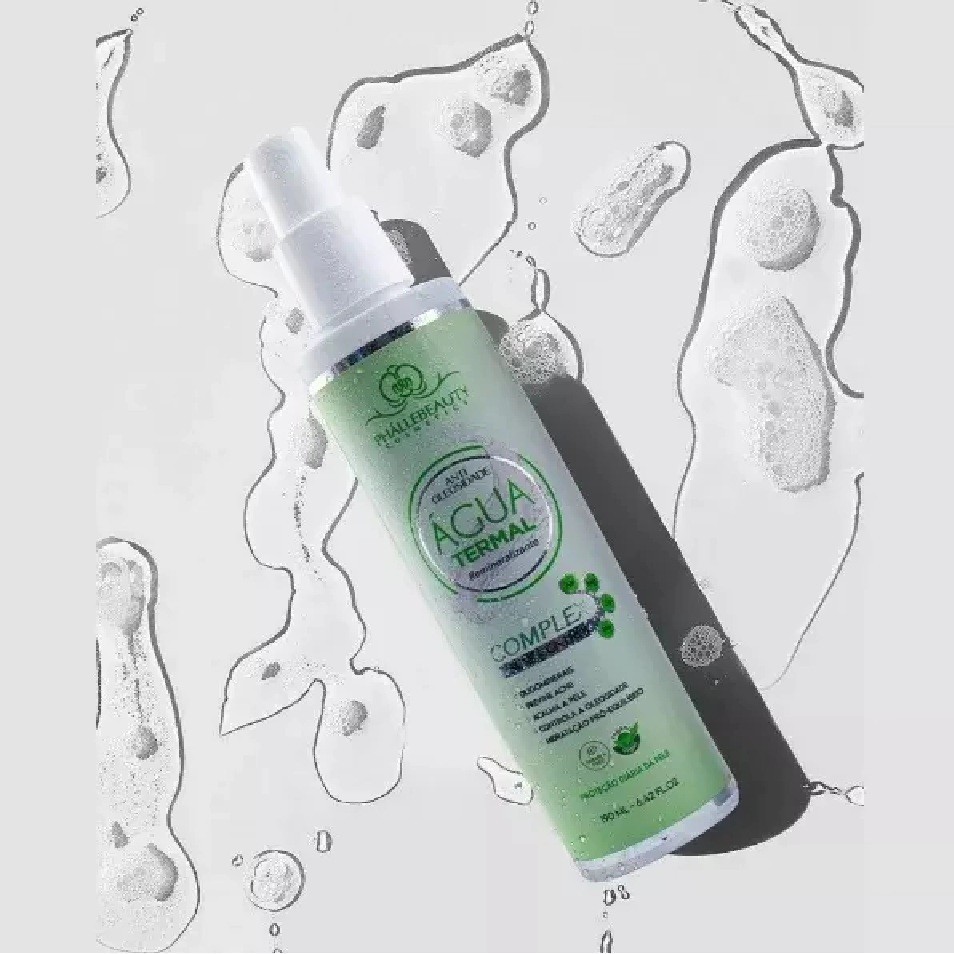 Phalle Beauty Água Termal Remineralizante Cuidados com a Pele Tônicos Faciais 190ml