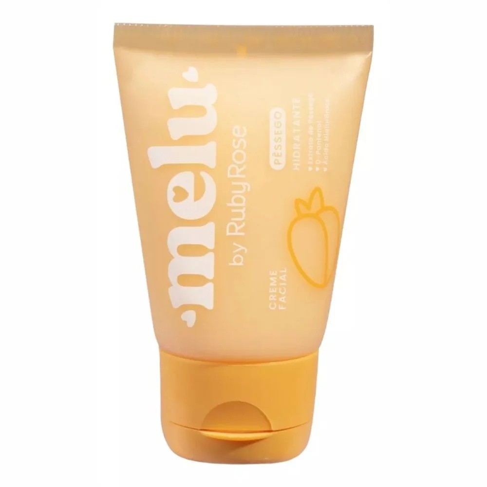 Ruby Rose Gel Creme Facial MELU Pêssego Hidratante 40g – Nutrição e Maciez em Oferta na Shopee