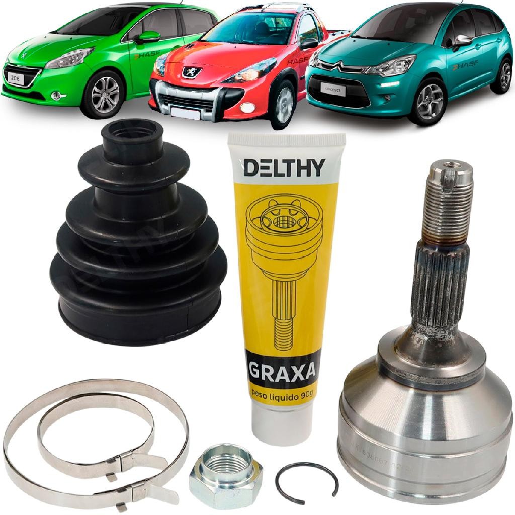 Junta Homocinetica Roda Citroen C3 Peugeot 207 208 Hoggar 21x29