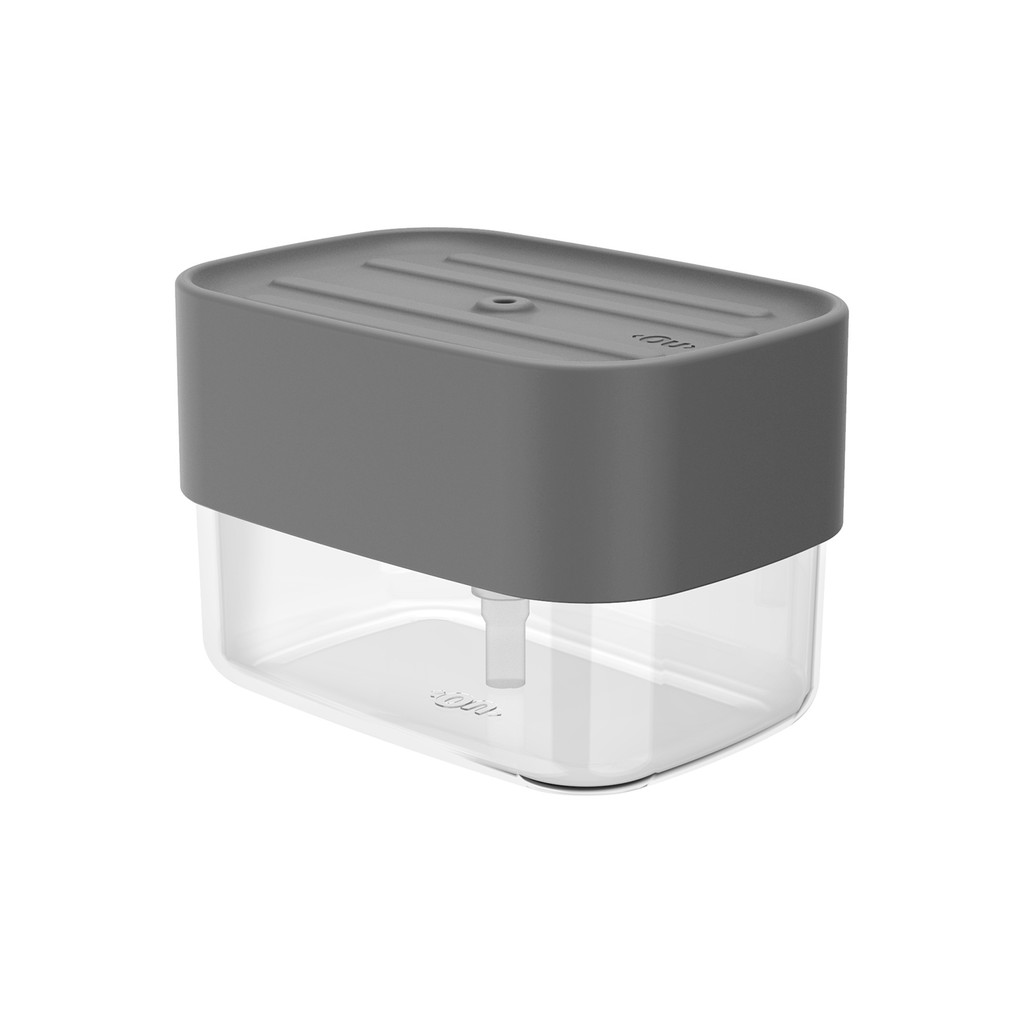 Dispenser Detergente Porta Esponja Trium 500ml Chumbo Martiplast Casa Cozinha Organização Pia Ou