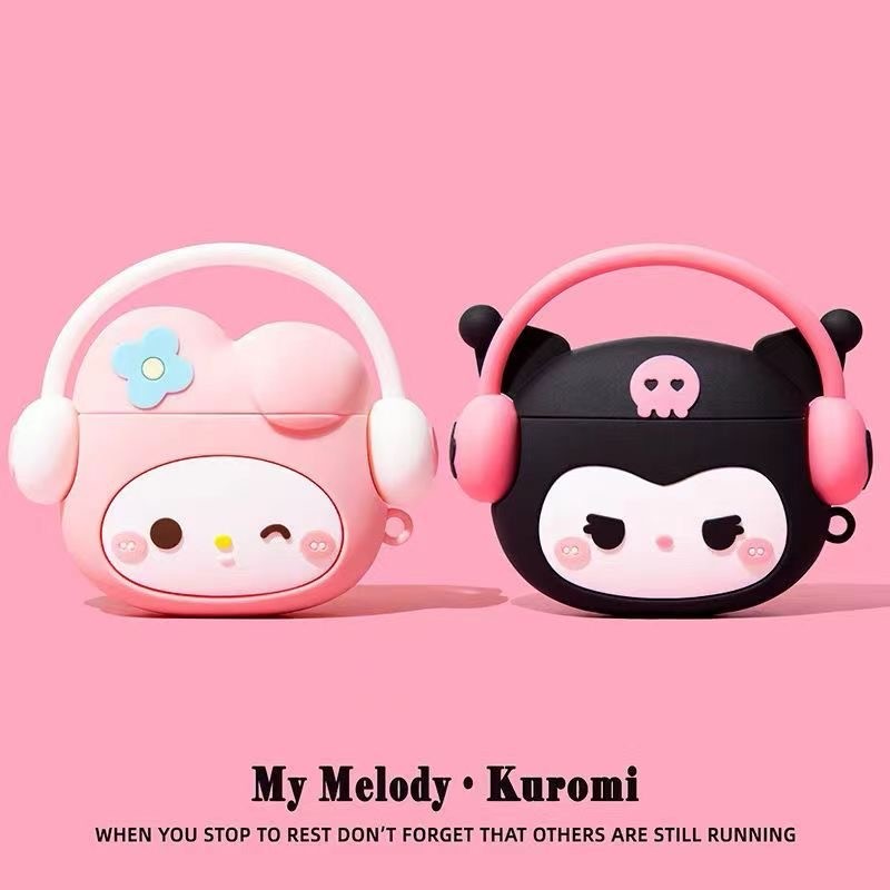 Para Samsung Galaxy Buds 3/Pro FE Capa De Fone De Ouvido Com Padrão Laranja Fofo