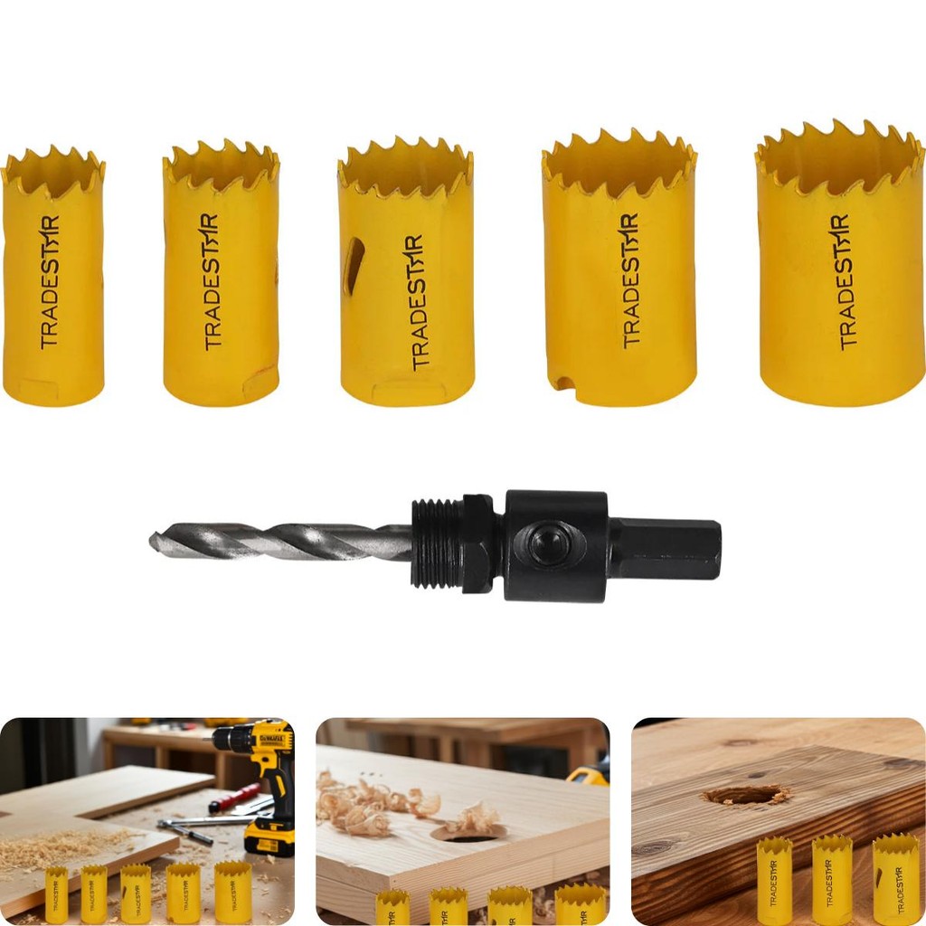 Jogo Serra Copo 22 - 35 mm 7 Peças Bimetal Tradestar em Oferta na Shopee