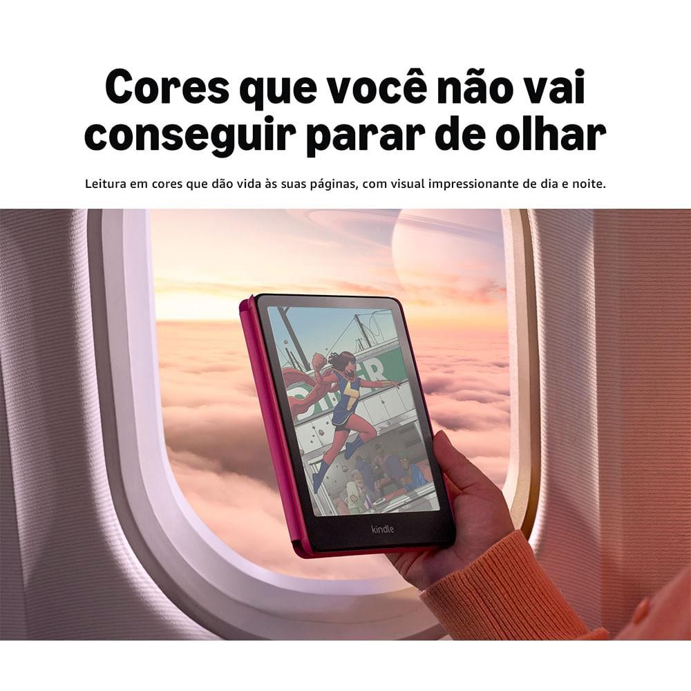 Detalhes do Amazon Kindle Colorsoft Signature Edition com Tela 7,05