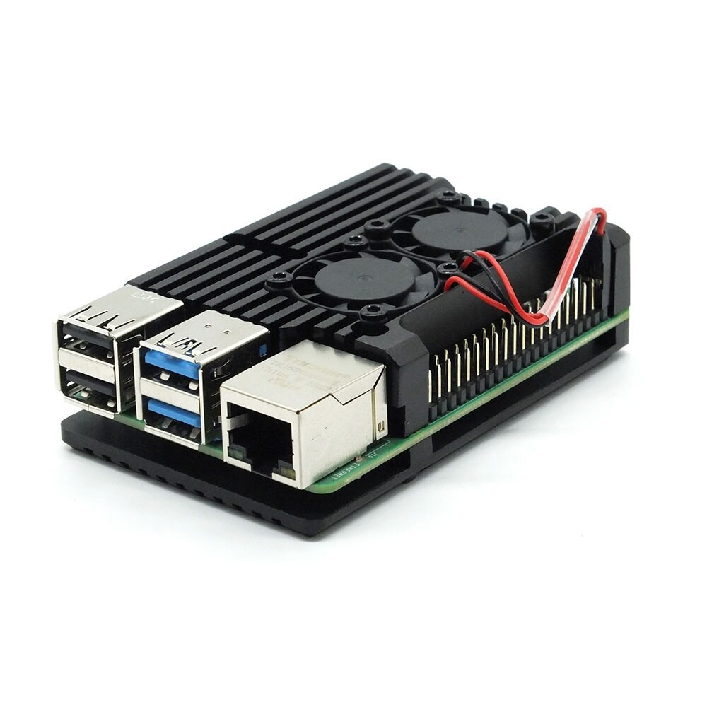 Case Metal Para Raspberry Pi 3b 3b+ Com Cooler