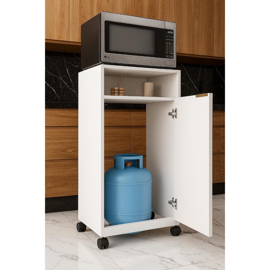 Aparador Multiuso Cozinha Capa Botijão De Gás em Oferta na Shopee