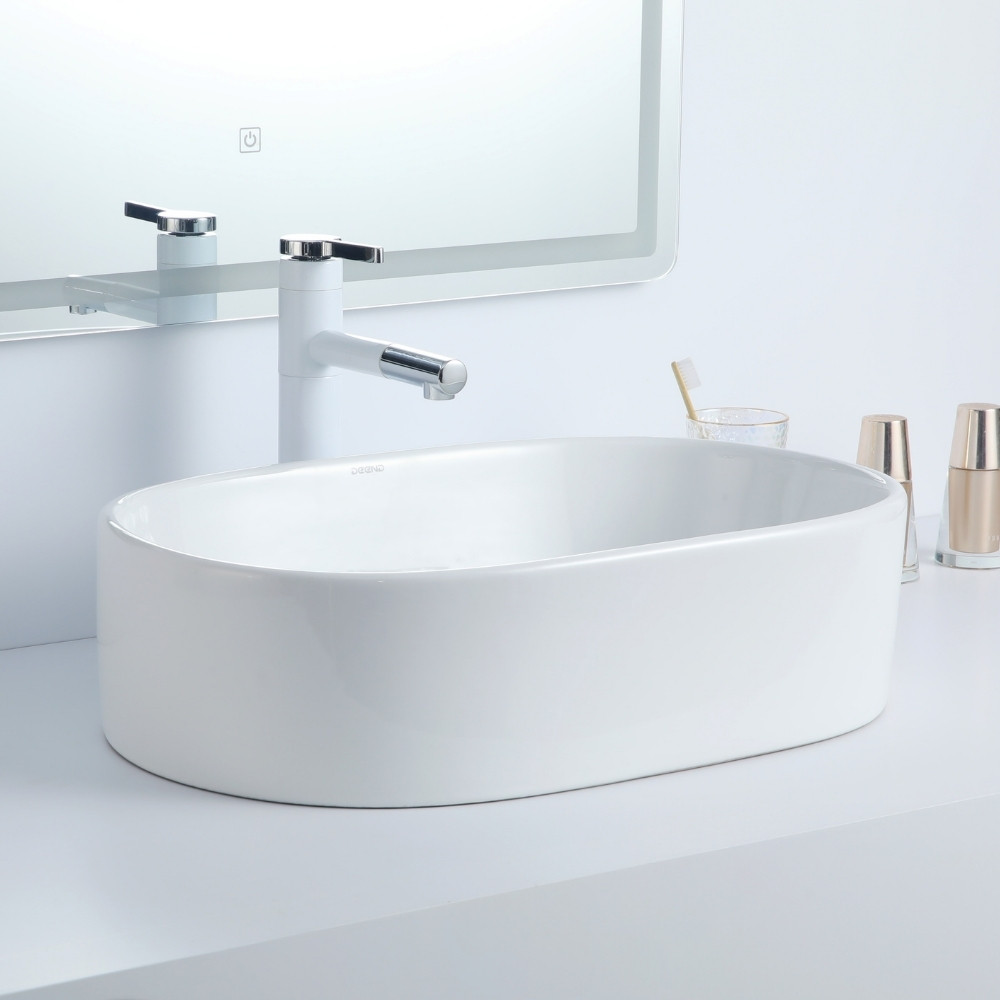 Cuba Deend De Cerâmica OvaleLuce Para Banheiro 56x36x15cm em Oferta na Shopee