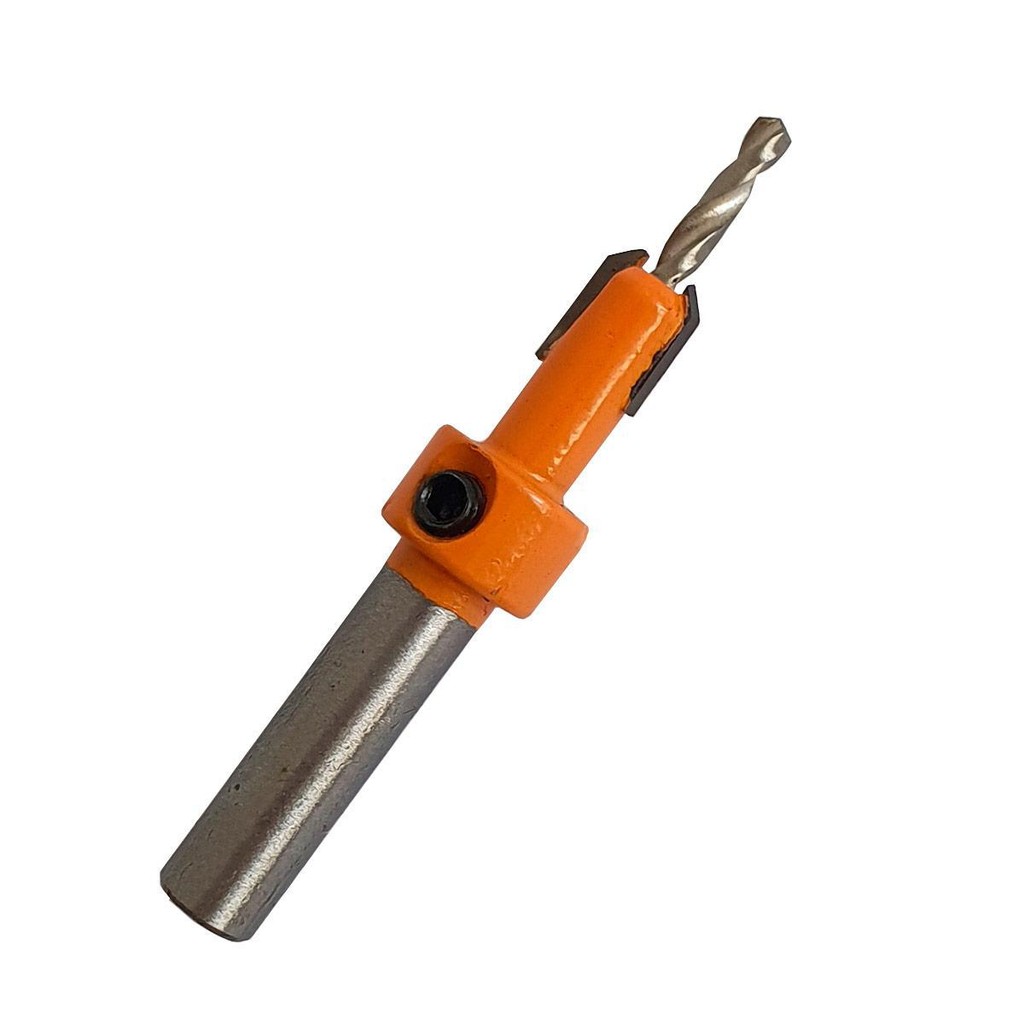 Broca Com Escareador 3mm X 8mm Para Rebaixo Em Madeira Vaz em Oferta na Shopee