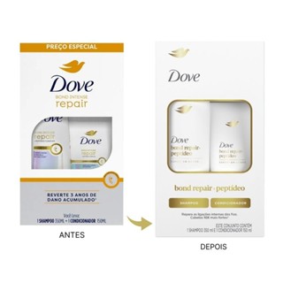 Dove Bond Repair Shampoo 350ml + Condicionador 150ml em Oferta na Shopee
