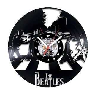 Relógio de Parede Banda The Beatles Vinil Personalizado Presente Criativo Decoração Temático Musicas