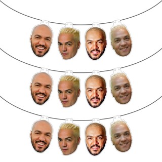 Varal decoração Cantor Belo Aniversário Festa em Oferta na Shopee