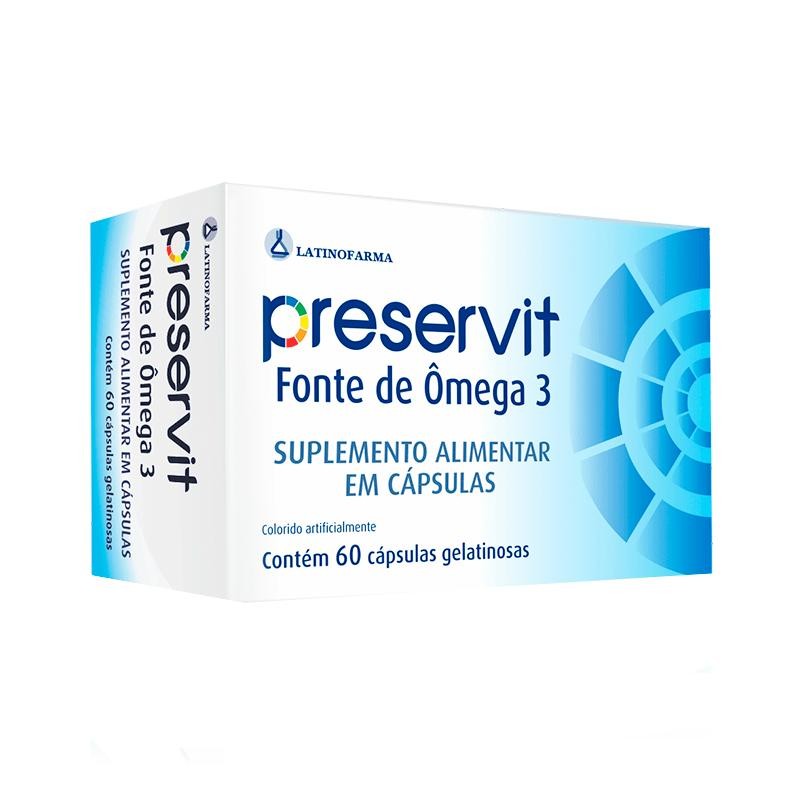 Suplemento Alimentar Preservit 60 Cápsulas Gelatinosas em Oferta na Shopee