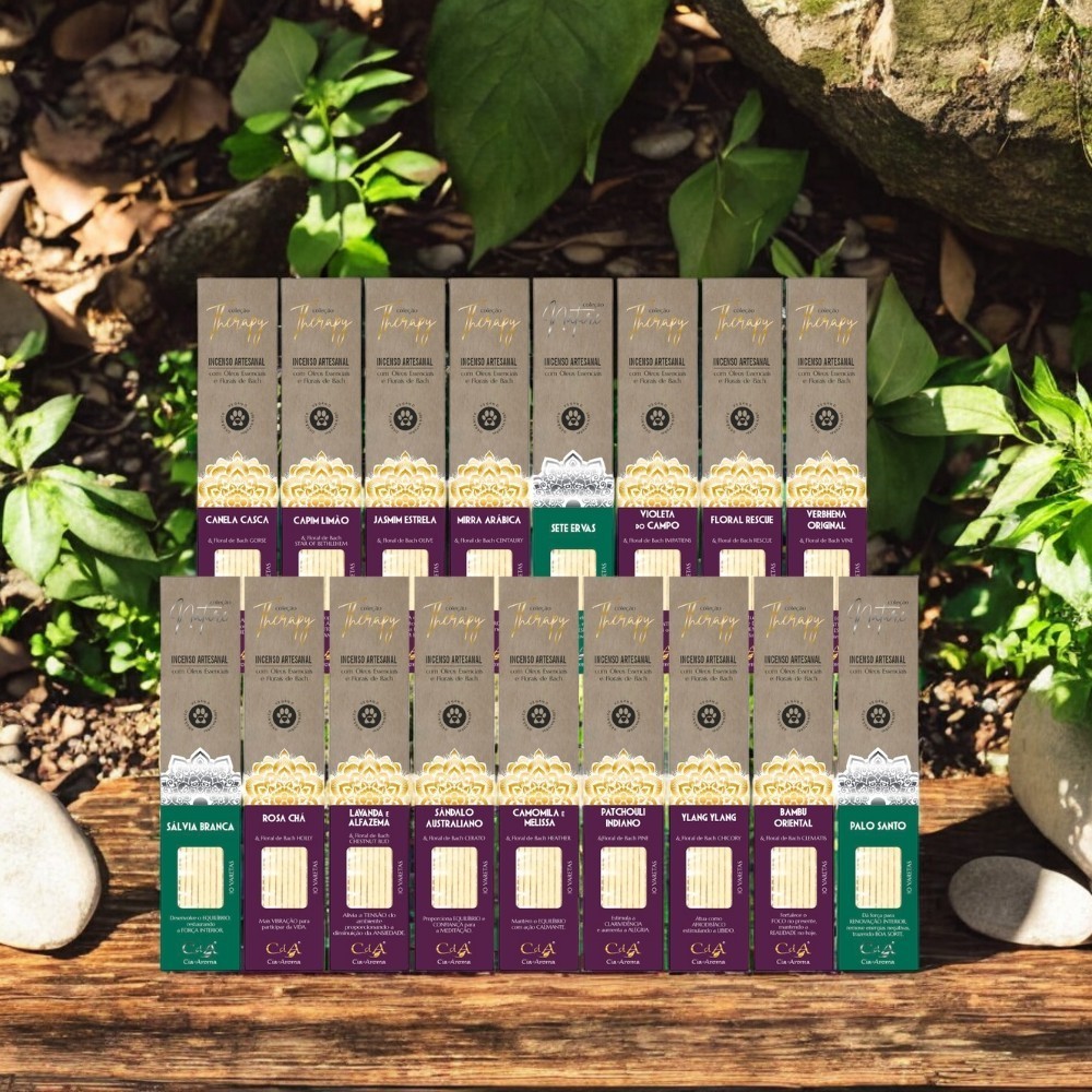 Incenso Cda Cia De Aroma Natural E Vegano - Escolha O Aroma em Oferta na Shopee