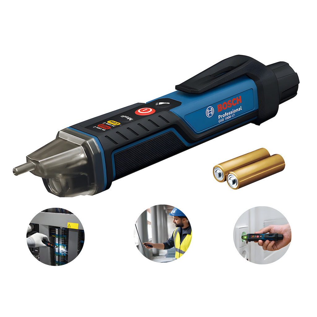 Detector De Tensão Chave Teste Sem Contato Gvd 1000-17 Bosch