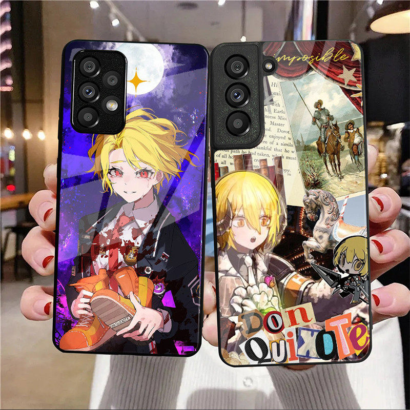 limbus Empresa 04 Capa De Telefone De Vidro Para Samsung Galaxy A14 A16 A30 A22 A32 A33 A15 A35 A42 A55 A56 4G A52 A53 A