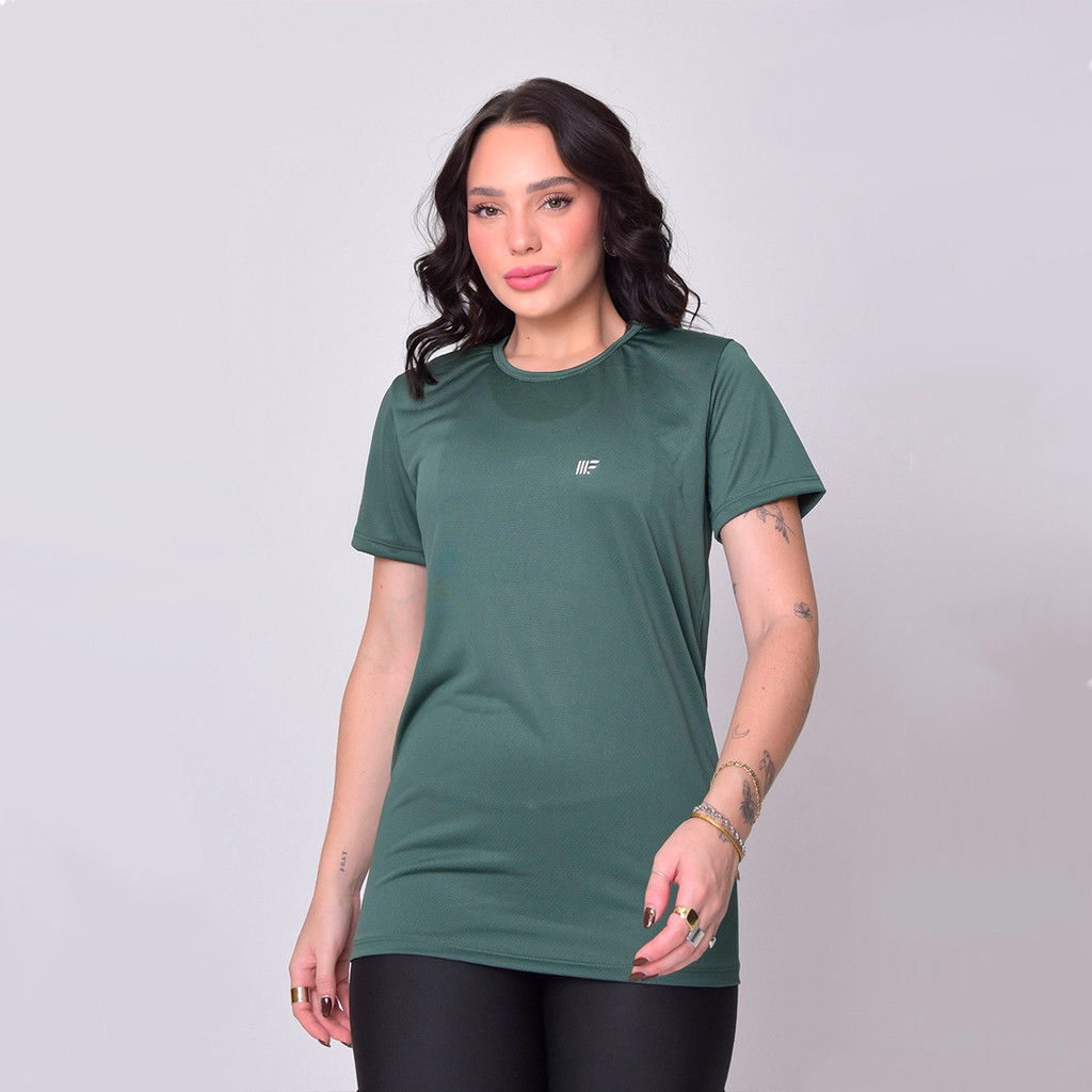 Blusa Dry Fit Feminina Poliester Leve Academia Mafit