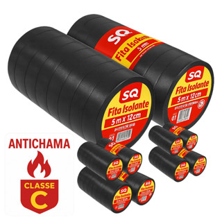 Kit 10 / 7 / 5 Fita Isolante Antichamas 5 Metros 10 Unidades em Oferta na Shopee