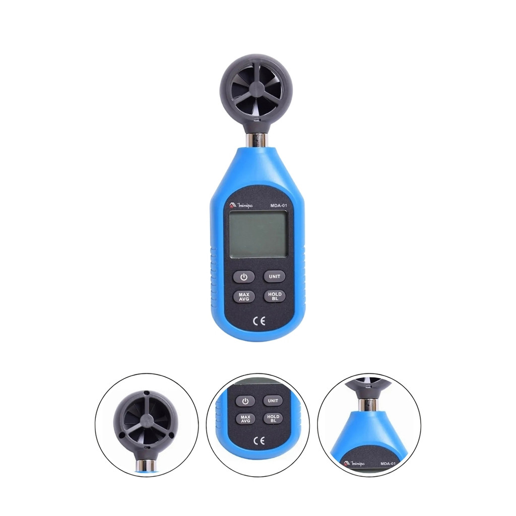 Anemômetro Digital Minipa MDA-01 | Medidor de Vento Profissional 0 a 30 m/s