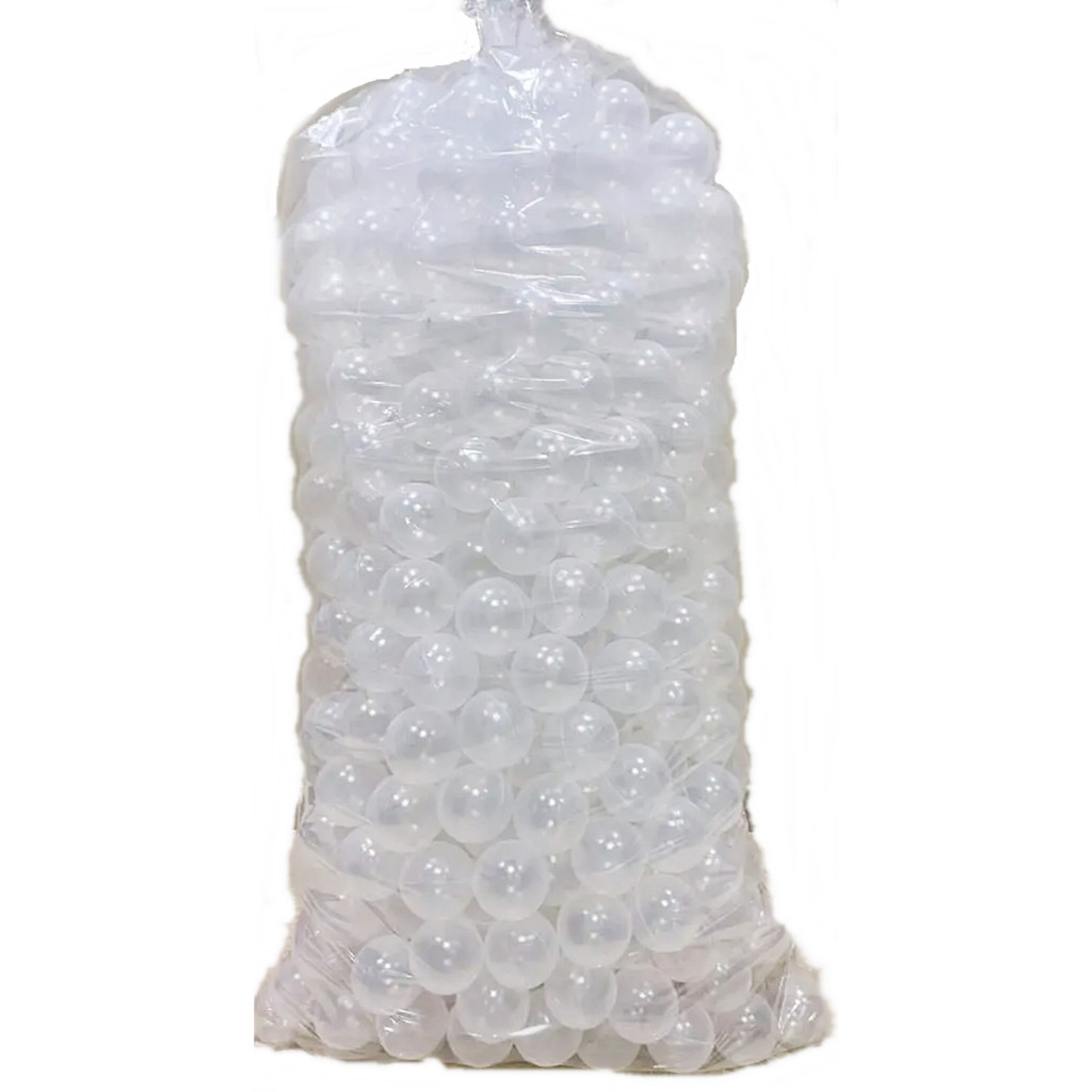 Pacote C/ 500 Bolinhas de Piscina Transparente Cristal