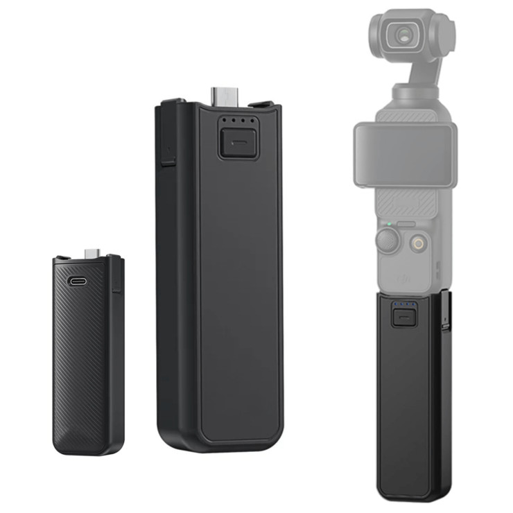 Battery Grip BT03 Handle USB-C 5000mAh para Osmo Pocket 3 e 4