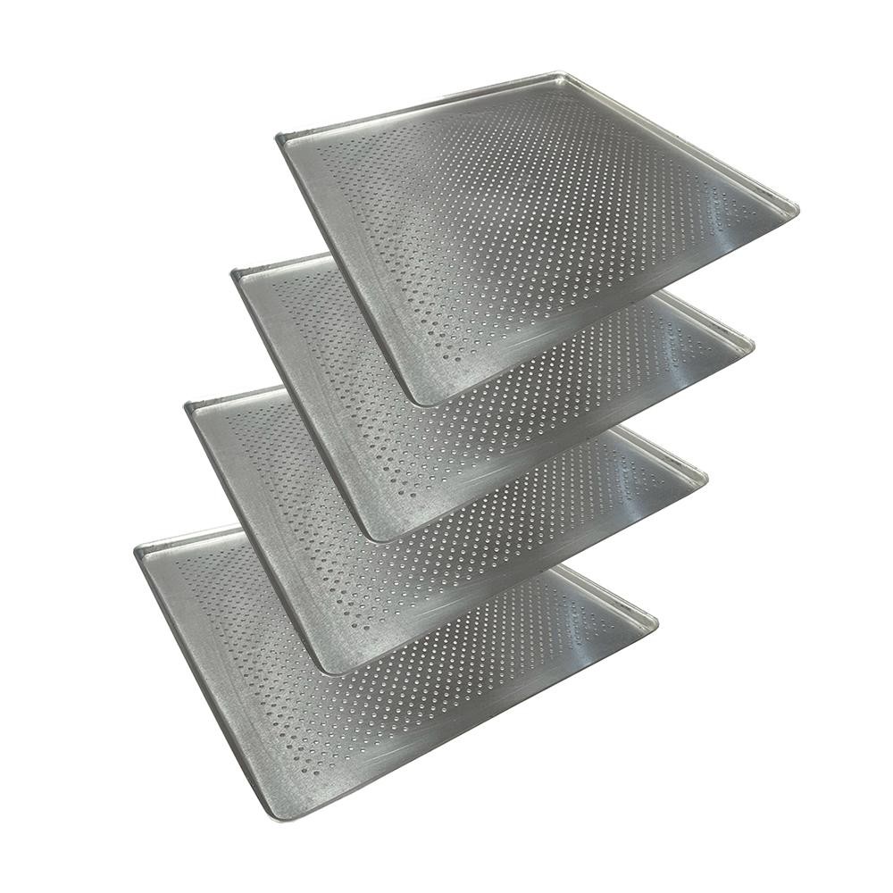 Kit - 4 Assadeiras Estampada Perfurada Alumínio 35cm x 35cm Prp-004 - Cimapi em Oferta na Shopee