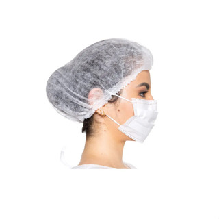 Touca Branco Descartável TNT 20g C/100un* em Oferta na Shopee