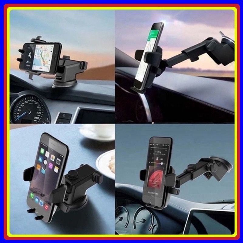 Suporte de Celular GPS Carro Resistente Ajuste Rotação 360 Base