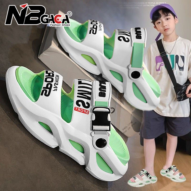 Chinelos Infantis 2025 Verão Novos Meninos Antiderrapante Anti-odor Sapatos De Praia Médio E Grande Crianças Sandálias
