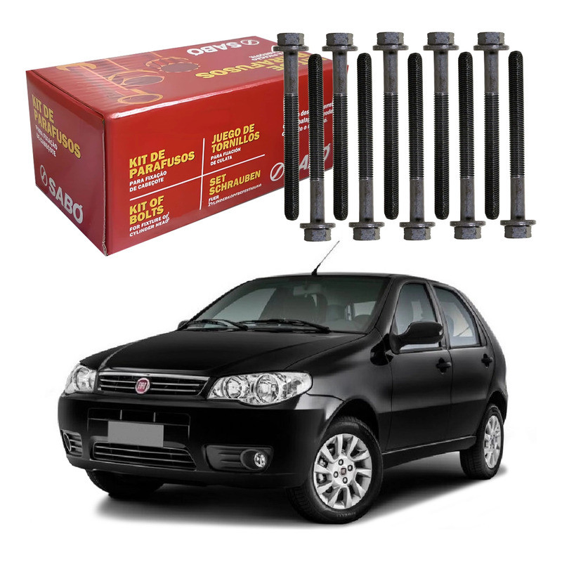 Jogo Parafuso Cabeçote Sabó Fiat Palio 1.0 8v 2004 A 2016