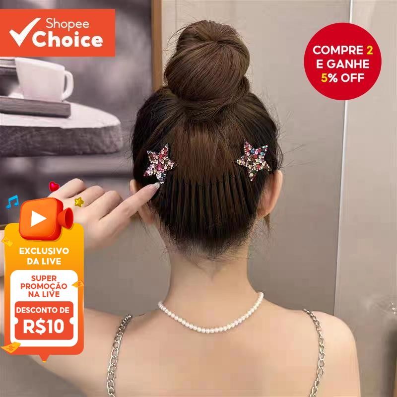 Grampo De Cabelo Coreano Para Classificação De Moscas – Acessórios Elegantes De Argola Mulheres