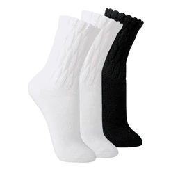 Kit com 3 Pares de Meias Aeróbica Lupo 4810-003 Colorido