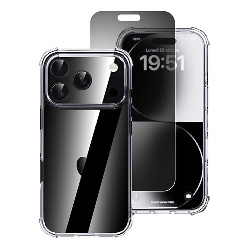 Capa Capinha + Película Privacidade Para iPhone 17 Pro Max
