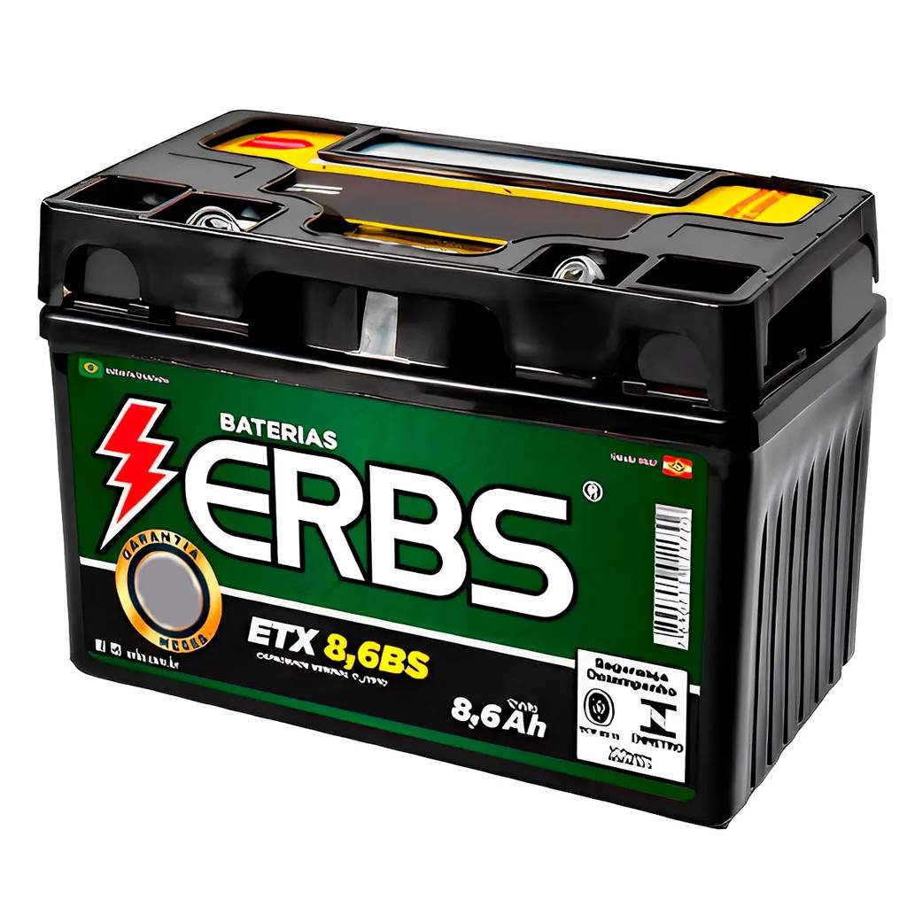 BATERIA ERBS ETX 8,6BS (YTZ10S) CB600 em Oferta na Shopee