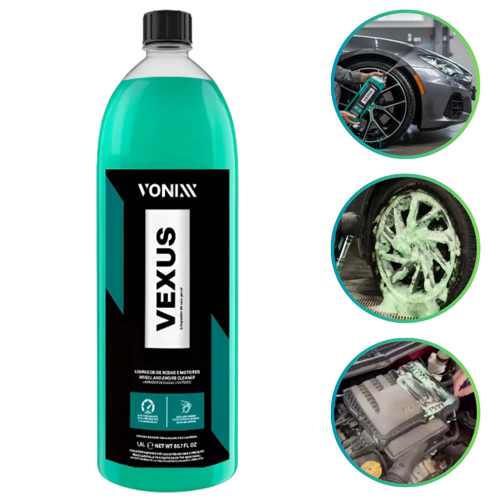 Limpador De Rodas E Motor Desengraxante Automotivo Vexus 1,5l Vonixx em Oferta na Shopee