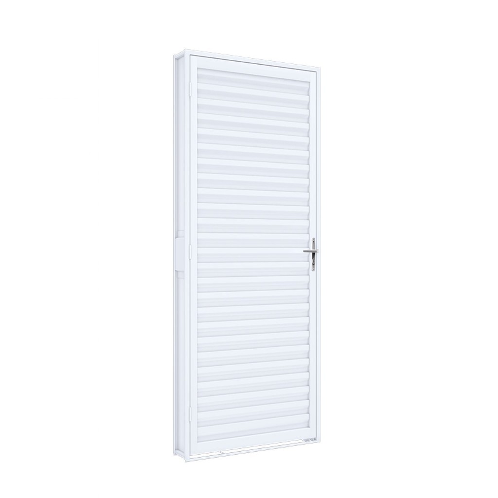Porta de Aço de Giro Laminada 215x60cm Riobras Branco