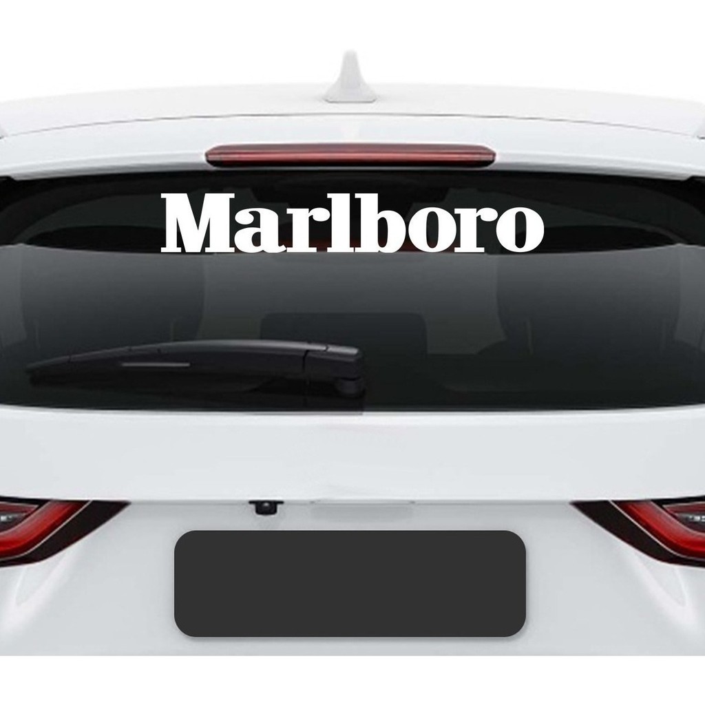Adesivo Vidro Traseiro Marlboro Ferrari Carro Rebaixado Dub