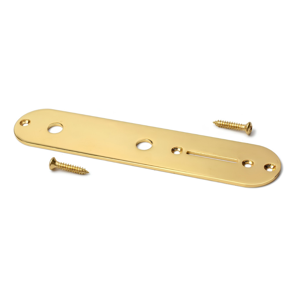 Control Plate Escudo Profissional Dourado Thida Para Guitarra Telecaster Vintage Manutenção