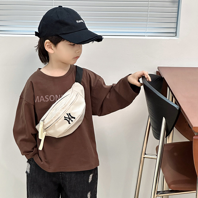 Moda legal moda crianças saco versão coreana bonito menino saco do mensageiro All-Match leve passeio menina bebê saco de