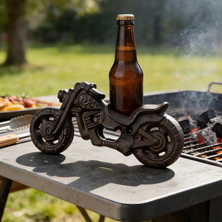 Abridor de garrafas retrô de ferro fundido para motocicleta, ferramenta de cerveja aberta, Bar, decoração de ferro artes