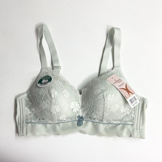 Roupa interior sem fio fina feminina renda fina reunindo suporte macio Anti-expansão sutiã ajustável Han Meidai M22